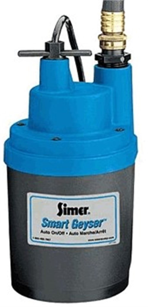 Simer The Smart Geyser 1/4 hp 1800 gph 
