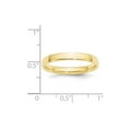 thumbnail image 3 of Auriga 10k Yellow Gold 3mm Lightweight Comfort Fit Wedding Band for Women Size- 7, 3 of 5
