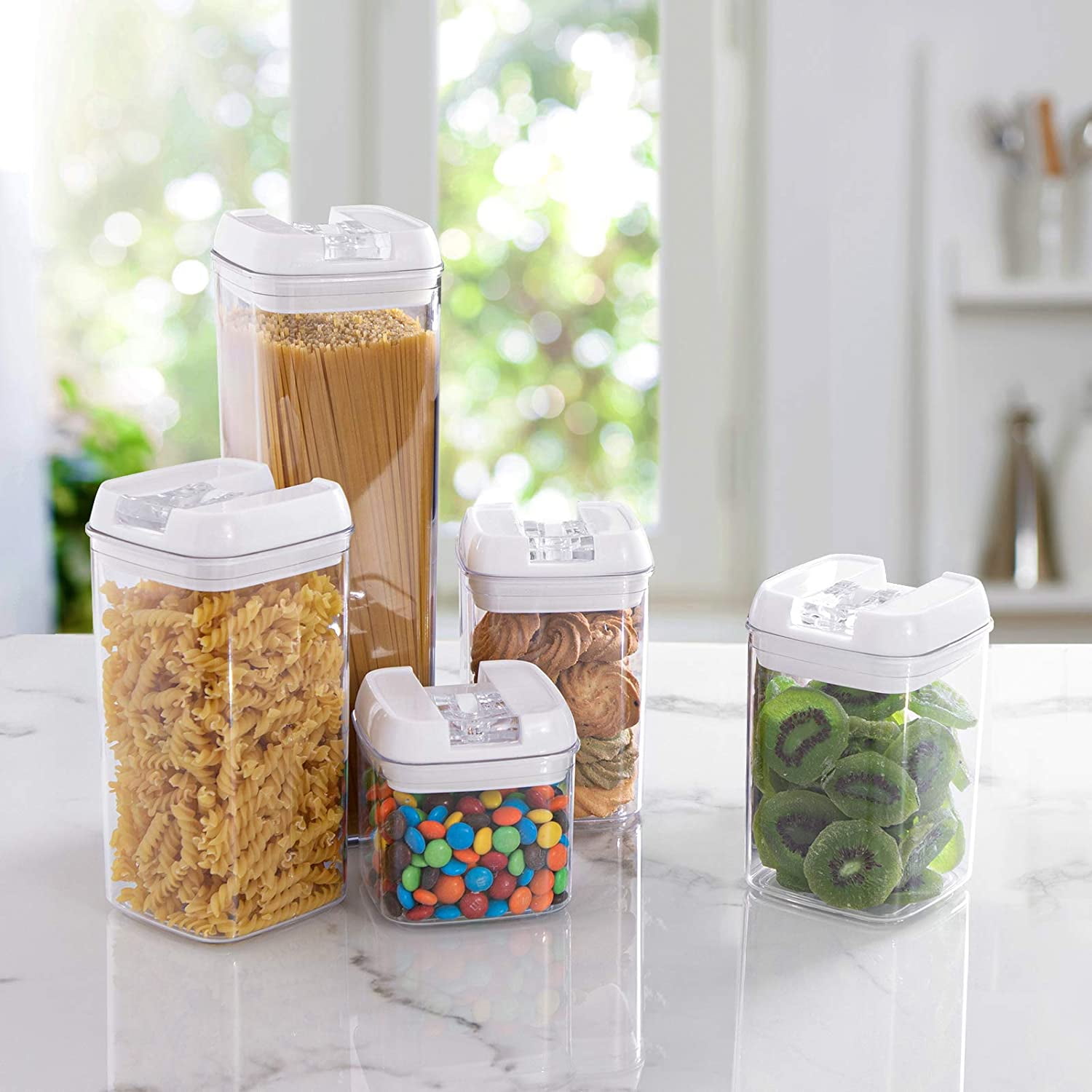 Store and Pour Storage Containers 5 Piece Set