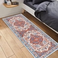 thumbnail image 5 of Findosom 2' x 6' Red Boho Runner Rug 0.6" Thickness Non Slip Washable Runner Rug for Hallway Kitchen Rugs Laundry Room Rug Floor Carpet Runners for Entryway Hallway Kitchen Bedroom, 5 of 8