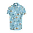 thumbnail image 2 of Mountain Warehouse - Camisa Hawaiana de Manga Corta para Hombre (Azul), 2 of 5