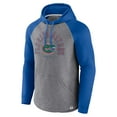 thumbnail image 2 of Men's Fanatics Royal/Heather Gray Florida Gators Wrap Up Raglan Pullover Hoodie, 2 of 3