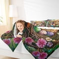 thumbnail image 3 of Erosebridal Easter Rabbit Egg Kid Full Size Comforter Sets, Groovy Flower Bedding Sets, 3-Piece, 3 of 6