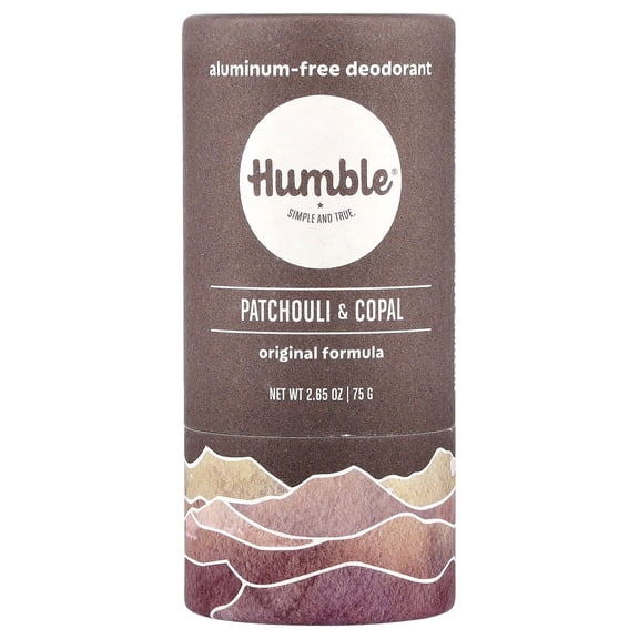 Humble Brands Aluminum Free Deodorant, Patchouli & Copal, 2.65 oz (75 g)