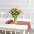 thumbnail image 3 of Chambray Ribbed Table Runner Clay 13 X 54, 3 of 3