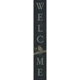 thumbnail image 2 of Sherrill, Kate 6x14 White Modern Wood Framed Museum Art Print Titled - Welcome Bird (black), 2 of 4