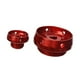 thumbnail image 2 of Tapones de la tapa del cárter del motor, tornillos, accesorios para motocicleta, componente de motocicleta Rojo, 2 of 9