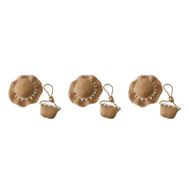 Sonducket Sombrero de playa ligero y transpirable para niñas para los días calurosos de verano, cómodo y encantador en verano, sombrero de sol Type1 NO1