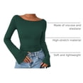 thumbnail image 4 of Remera PRETTYGARDEN Otoño 2025 Crop Top Cuello Barco Manga Campana XL, 4 of 9