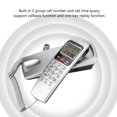 thumbnail image 4 of LAFGUR Wired Telephone, Corded Phone, Efficient One-Key Function Practical FSK/DTMF Caller ID Office For Home, 4 of 8