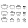 thumbnail image 4 of 12 moldes de acero inoxidable para galletas (plateados), 4 of 6