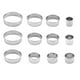 thumbnail image 4 of 12 moldes de acero inoxidable para galletas (plateados), 4 of 6