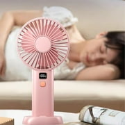 Handheld Portable Fan [15H Max Coolin-g Time] Hand Fan, 3600mAh USB Rechargeable Fan, Battery Operated Small Fan With 4 Speeds