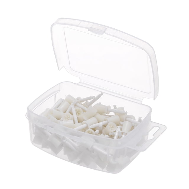 Caja de 100 copas de pulido dental desechables para uso profesional, herramientas esenciales para blanquear y cuidar dientes, compatibles con piezas de mano de baja velocidad, fabricadas en goma.