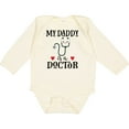 thumbnail image 3 of Inktastic Doctor Daddy Physician Baby Gift Boys or Girls Long Sleeve Baby Bodysuit, 3 of 5