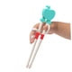 thumbnail image 3 of Soporte de plástico para palillos para niños pequeños, palillos de entrenamiento de plástico reutilizables, ayuda para palillos para zurdos, 5 uds., 3 of 5