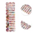 thumbnail image 3 of Unique Bargains 1 Pc Wave Rectangular Hair Comb Colorful Acetate Sheet, 3 of 6