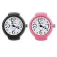 thumbnail image 1 of 2 piezas de reloj de anillo de dedo, reloj de bolsillo para mujeres y hombres, reloj de bolsillo vintage, reloj novedoso, elegante reloj de dedo, reloj de anillo decorativo, reloj de anillo único, 1 of 7