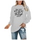 thumbnail image 2 of Puntoco Mujeres Carta Imprimir Sudadera de manga larga Suelta Pullover Blusa top Puntoco Puntoco-3113, 2 of 4
