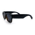thumbnail image 5 of Classic Square Sunglasses for Men Women UV400 Protection Retro Thick Fat Bevel Frame Black Tortoise Frame Black Lens, 5 of 7