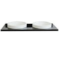 thumbnail image 3 of Bellaterra Home 430003-49D-BGRD 49 in. Galaxy Granite Countertop & Double Round Sink, Black, 3 of 3