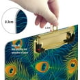 thumbnail image 4 of Coolnut Peacock Feathers Clipboard, Acrylic Standard A4 Letter Size Clip Board with Low Profile Clip for Office, Classroom, Doctor, Nurse and Teacher Gifts, 4 of 7
