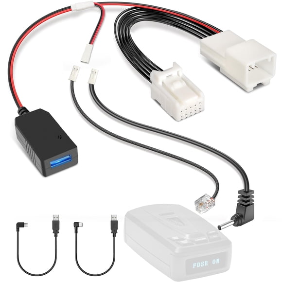 Adaptador de cable de alimentación para detectores de radar Gonifeto para modelos Toyota, Subaru y Lexus