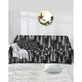 thumbnail image 2 of Black Grey Christmas Sofa Covers for 3 Cushion Couch, Washable Sectional & L Shape Couch Covers for Dogs/Cats/Kids, Xmas Tree Elk Christmas Non Slip Sofa Slipcover Futon Cover 71''x150'', 2 of 8