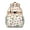 Beige-5, variant on Cute Cat Print Toddler Backpack with Funny Cat Illustration, Paw Print Design, and Artistic Cat Print for Preschoolers