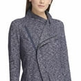 thumbnail image 4 of GH Bass Ladies' Knit Zip Asymmetrical Cardigan, Small, Navy, 4 of 7