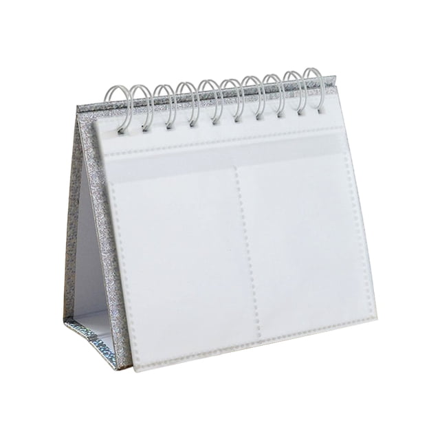 Carpeta de fotos para álbum de fotos, libro de tarjetas de nombre, hoja suelta, calendario exquisito multicolor, soporte de fotografía de Almacenamiento y organización del hogar Punto/Transparente Cateissary HA074050-05