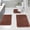 Brown, variant on Warm and anti-slip carpet, bathroom carpet set, 3-piece anti-slip bathroom mat set, soft and comfortable washable bathroom mat set, quick-drying bathroom carpet and toilet carpet
