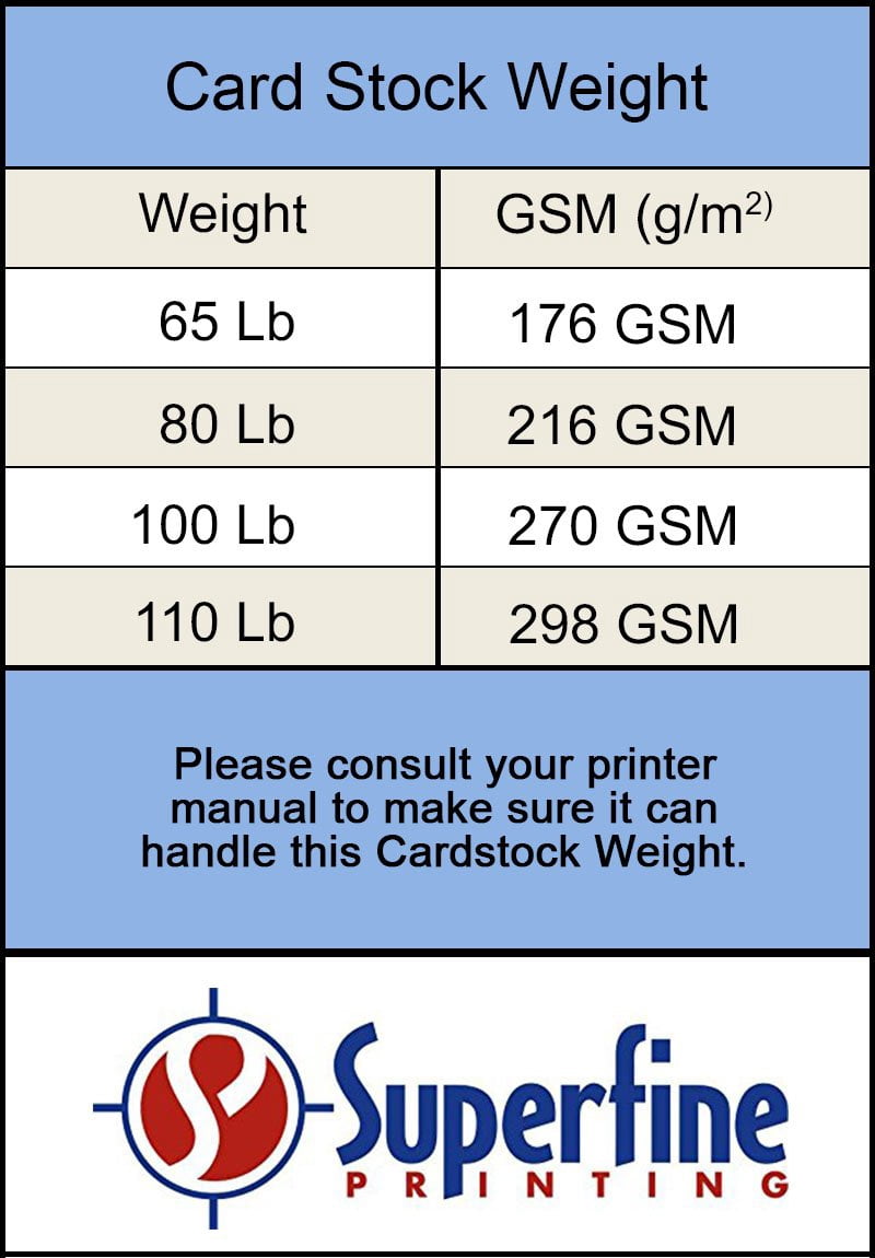 White Card Stock Paper - 11x17 - Heavyweight 100lb Cover (270gsm) - 100 Pk by Superfine Printing Inc.