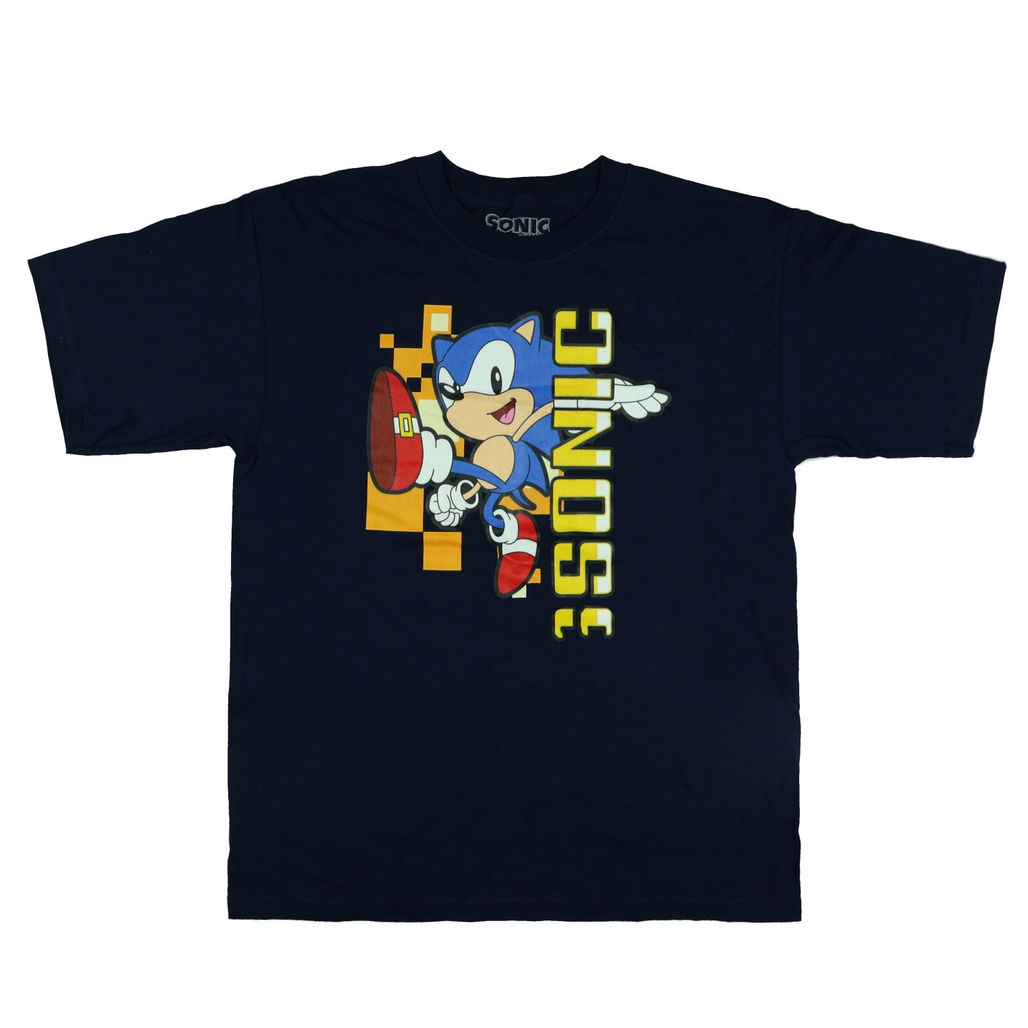 Sonic the Hedgebog Boys Orange Short Sleeve Gamer Tee Shirt T