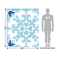thumbnail image 3 of Rwraps Azulejo Tile White Compass Matte Vinyl Film Wrap 59in x 19ft Vinyl Vehicle Car Film Sheet, 3 of 9