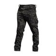 thumbnail image 3 of Men's Stretch Tactical Pants Water  Outdoor Waterproof Cargo Pants Relaxed Fit Trousers   Work Travel Pants with 9 Pockets snake pattern 3X-Large, 3 of 4