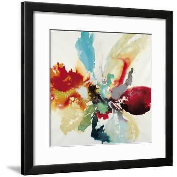 Color Expression, Abstract Framed Art Print Wall Art by Randy Hibberd