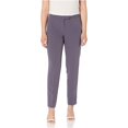 thumbnail image 1 of Anne Klein Womens Solid Casual Cropped Pants blackforest 0x30, 1 of 1