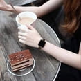 thumbnail image 6 of FL Slim Leather Bands Compatible with Apple Watch Band 38mm 40mm 41mm 42mm(Series 10), Top Grain Leather Watch Thin Wristband for iWatch Ultra SE Series 9/8/7/6/5/4/3/2/1, 6 of 7
