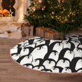 thumbnail image 5 of Sikiie Cartoon Penguin Nativity Christmas Tree Skirt, Jesus Christian Winter Holiday Tree Mat Decoration(30-48IN)48", 5 of 6