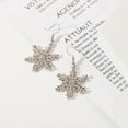 thumbnail image 2 of Pendientes Elegantes Aretes Copo Nieve, 2 of 5