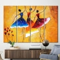 thumbnail image 3 of Dancers Artwork, Black Woman Art Canvas, Modern Art, Dancers Women Art, Ballet Art, Oil Painting Print, Ballerina Canvas Art, Canvas Wall Decor - Black Framed, 3 of 9
