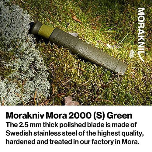 Morakniv M-10629 Green Mora Outdoor 2000 Fixed Blade Knife + Sheath