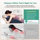 thumbnail image 4 of MOONYOOY Almohada ergonómica de espuma viscoelástica en cuña para el dolor de espalda, 4 of 8