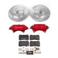thumbnail image 2 of PowerStop Front Z23 Evolution Sport Brake Pad and Rotor Kit with Red Powder Coated Calipers Fits: MITSUBISHI Select Models KC107, 2 of 4