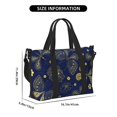 thumbnail image 3 of Zufioo Vintage Golden Butterfly Pattern Hand-held Travel Bag, Waterproof Adjustable Shoulder Strap Crossbody Duffel Bag, Suitable for Work, Short trips, Sports, 3 of 8