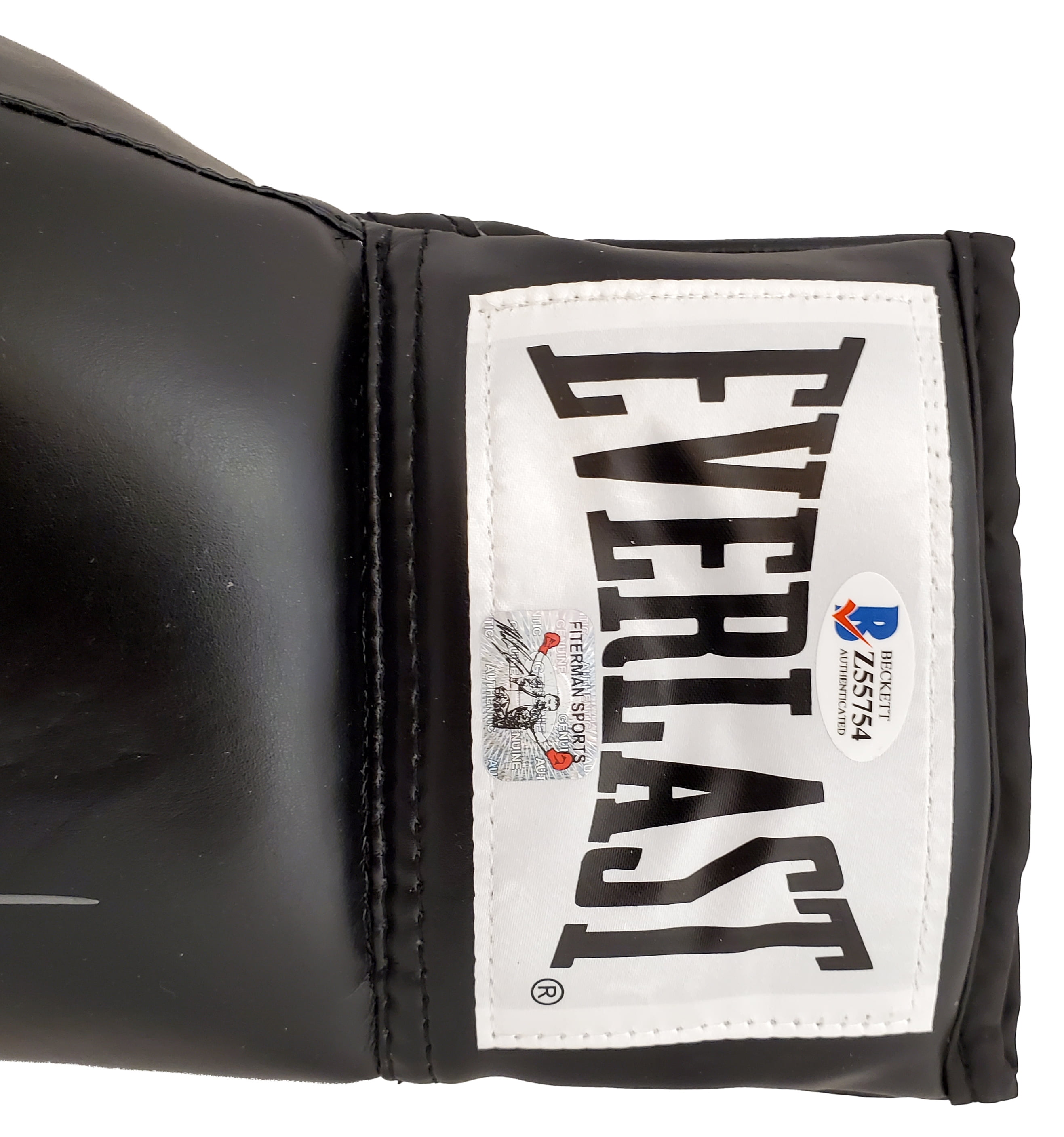 Mike Tyson Autographed Black Everlast Boxing Glove - Authentic Left Handed Beckett Authenticated