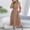 #7Khaki, variant on Women Pleated Midi Dress Long Sleeve Party Wedding Guest Pleated Dress Semi Formal Business Casual Dresses