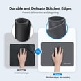 thumbnail image 6 of TECKNET BASICS Mouse Pad with Anti-fray Stitching, Waterproof Non-Slip Base, Stitched Edges Gaming Mouse Mat for Laptop, Compatible with Laser/Optical Mice -- Grey, 6 of 7