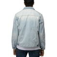 thumbnail image 2 of X RAY Jeans Mens Denim Jacket, Bleach Wash, 3XL, 2 of 6